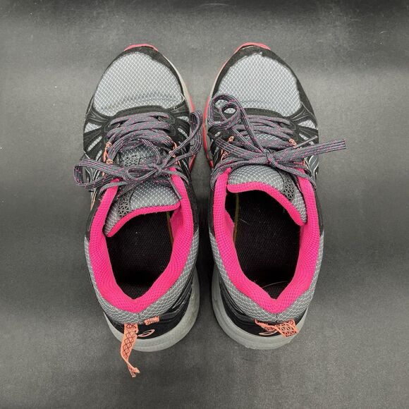 Women's Asics Gel Venture 7 Trail Running Shoes Size 7 1012A476 pink gray - Picture 5 of 7